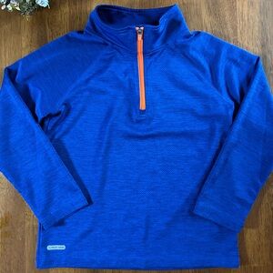 Blue Athletic Quarter-Zip | Boy Size 6 | Jumping Beans | “Play Cool” Long Sleeve